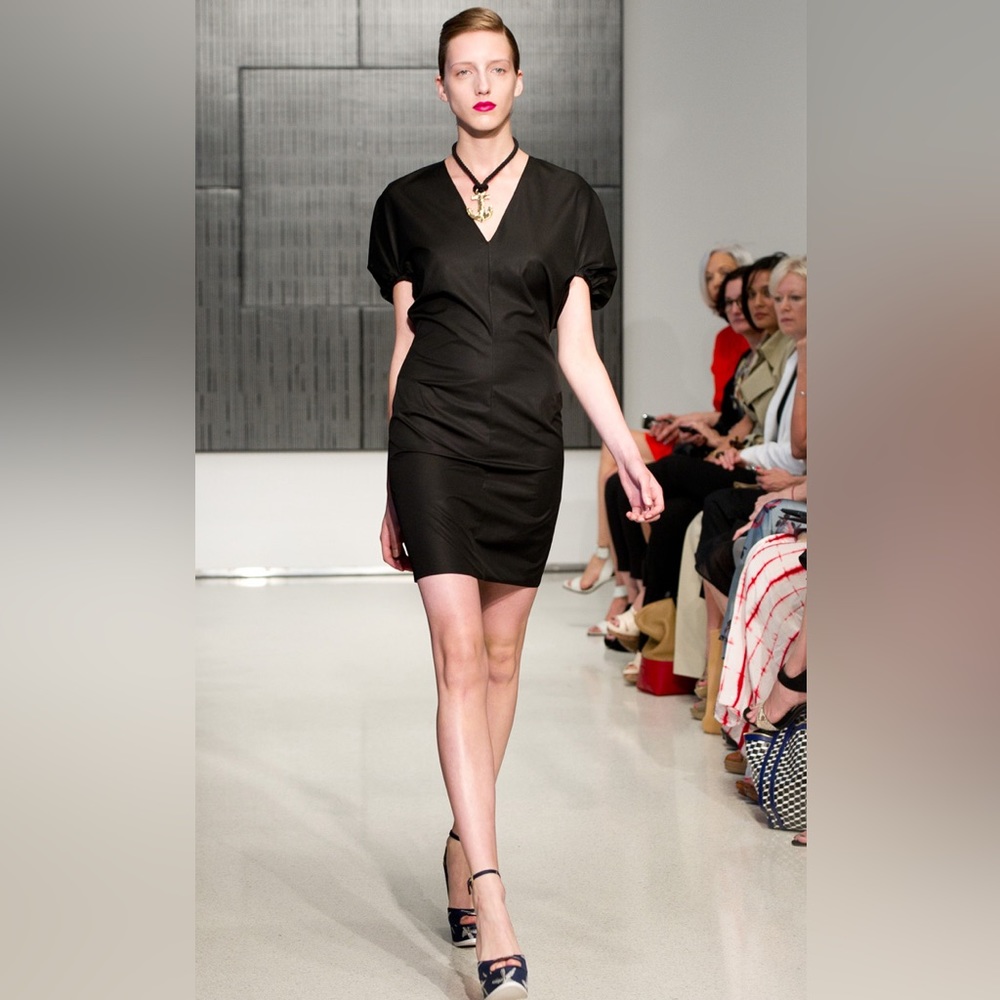 Yves Saint Laurent 2012 Resort RUNWAY Poppy Structured dress by Stefano Pilati